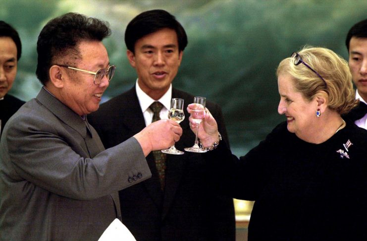 Madeleine Albright visits Kim Jong Il